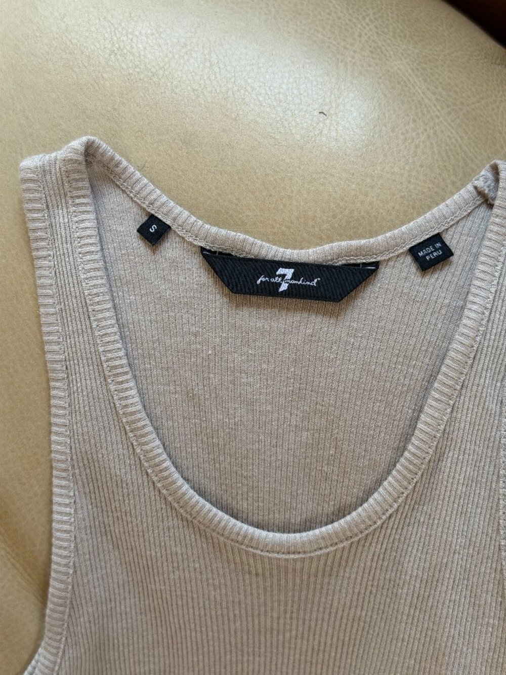 7 For All Mankind | Racer Back Tank - Picture 2 of 2